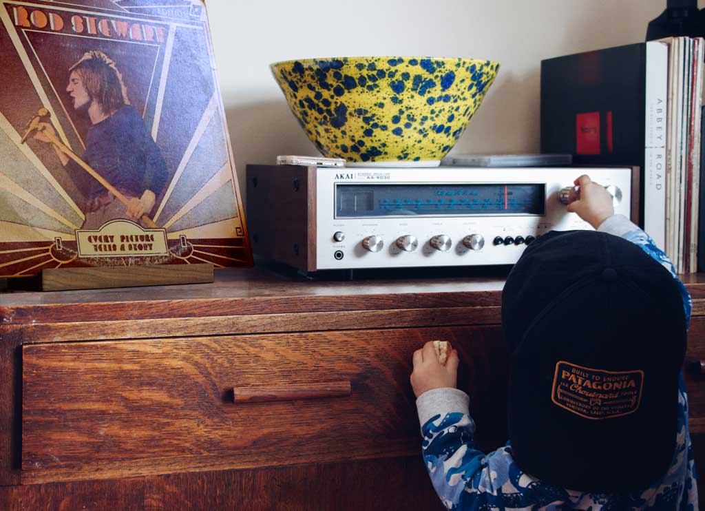 contact us tabletop record display on dresser