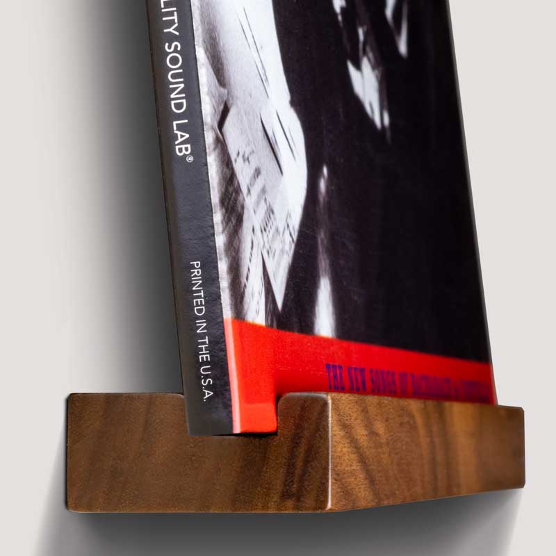 optage audio record display shelf closeup thick lp