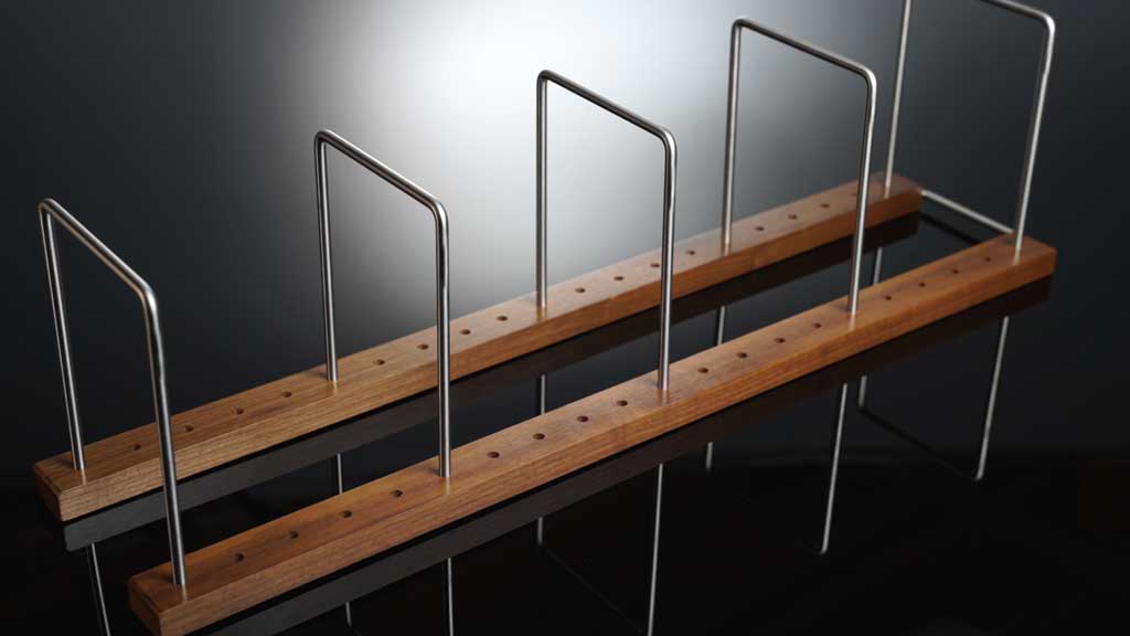 Optage Audio extended collection holder top view black