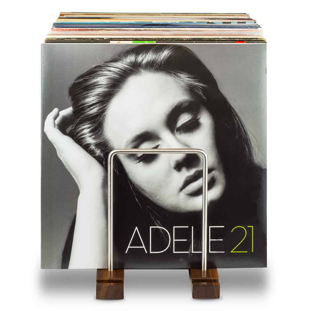 Optage_Audio record collection holder front filled