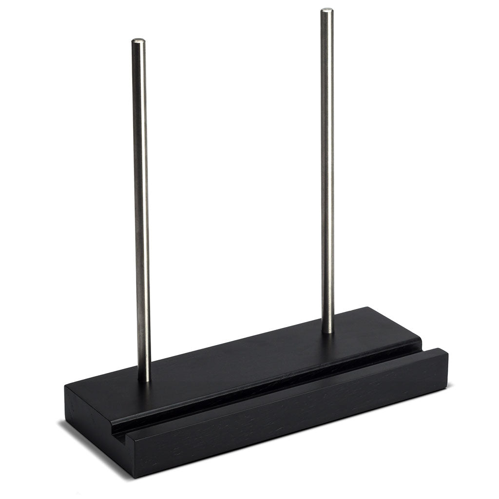 optage audio tabletop record display black oak